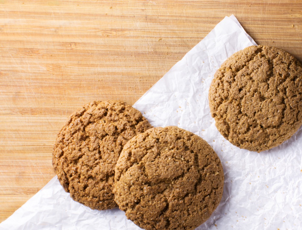 Big Soft Ginger Cookies