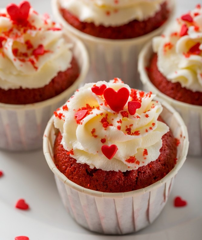 Red Velvet Cheesecake Cupcakes