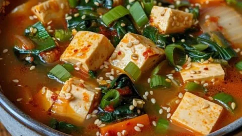 Homemade Korean Tofu Soup