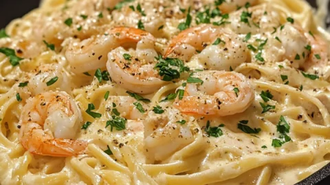 Best Chicken and Shrimp Alfredo Recipe