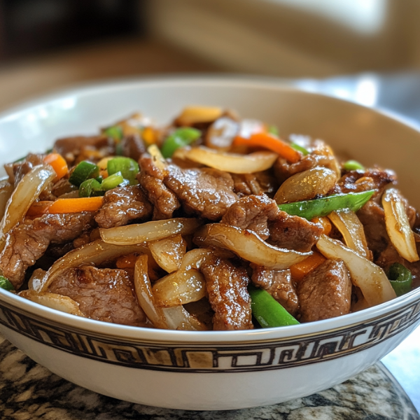 Chinese Beef and Onion Stir Fry