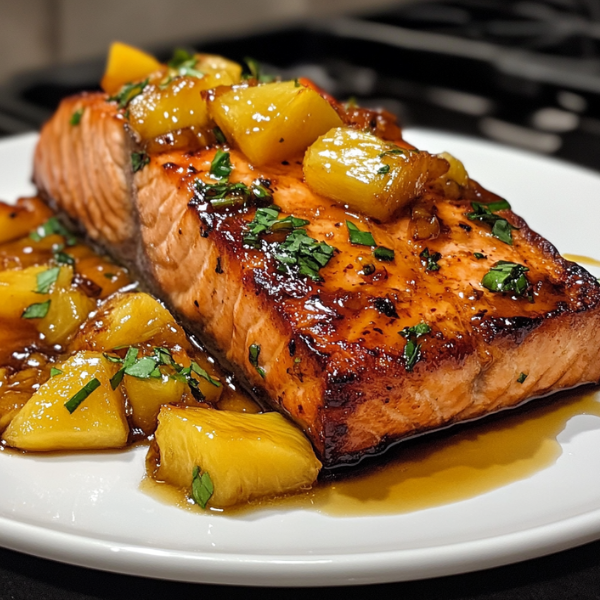 Honey Pineapple Salmon