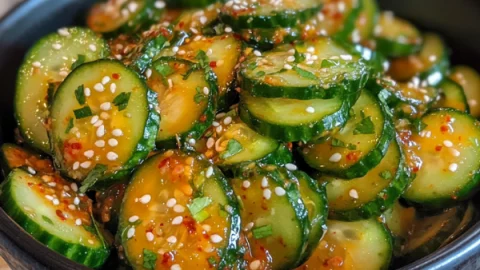 Spicy Korean Cucumber Salad