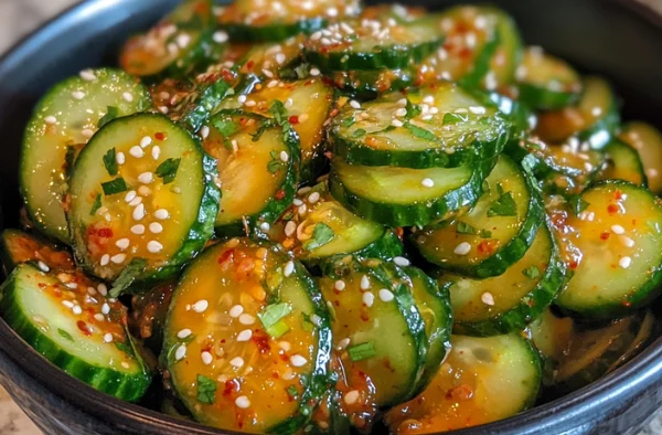 Spicy Korean Cucumber Salad