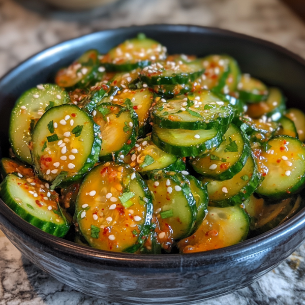 Spicy Korean Cucumber Salad