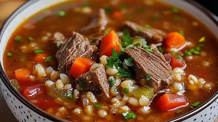 Beef and Barley Soup