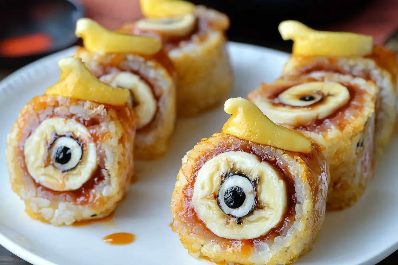 Halloween Banana Sushi Rolls Recipe