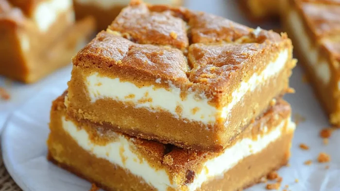 Pumpkin Bars with Cream Cheese Frosting