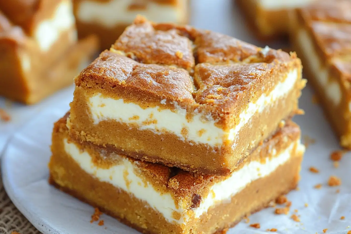 Pumpkin Bars with Cream Cheese Frosting