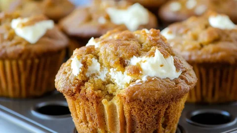 Pumpkin Cream Cheese Muffins Recipe