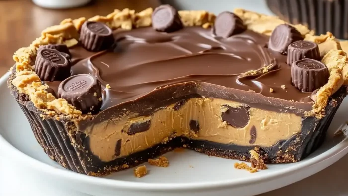 Giant Reese's Peanut Butter Cup Pie