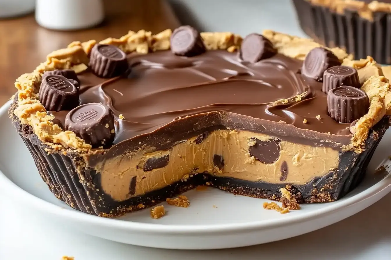 Giant Reese's Peanut Butter Cup Pie