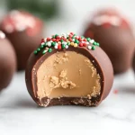 Quick and Delicious Peanut Butter Balls with sprinkles