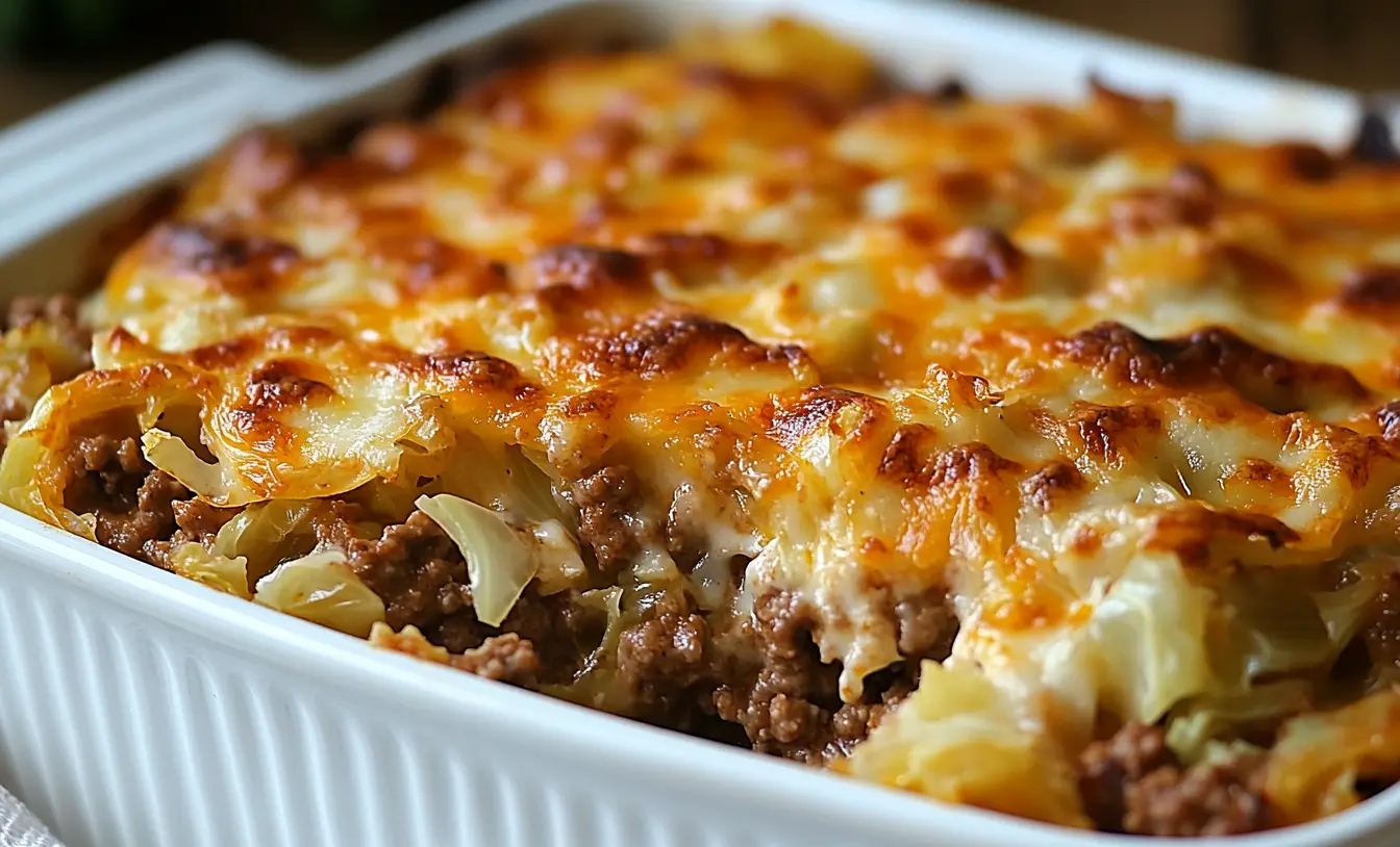 Cabbage Beef Bake