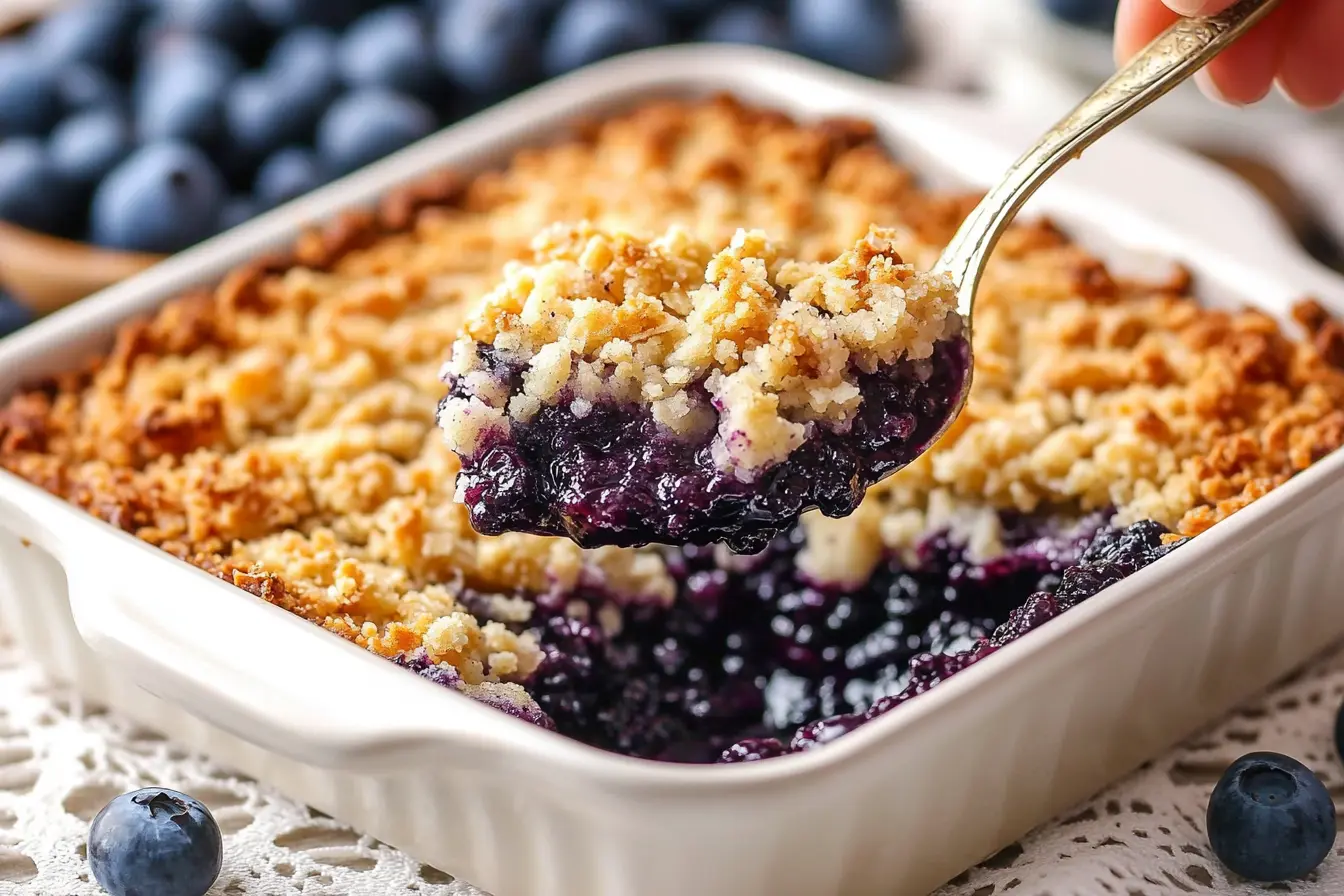 Easy Blueberry Crisp