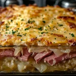 Homemade Reuben Bake is a must-try! It’s perfect for family gatherings or cozy weekends. Simple to make and super tasty, everyone will love this savory dish! Enjoy it warm and watch it disappear!