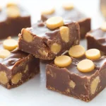 3-Ingredient Chocolate Peanut Butter Fudge 5 3 ingredient chocolate peanut butter fudge 150x150 1