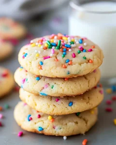 Funfetti Cake Mix Cookies 1