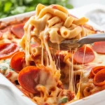 comforting pizza casserole with pasta super easy 150x150 1