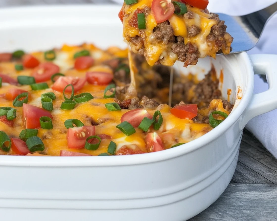 Delicious keto casserole recipes for healthy, easy meals, featuring chicken, taco, and cheeseburger variations.