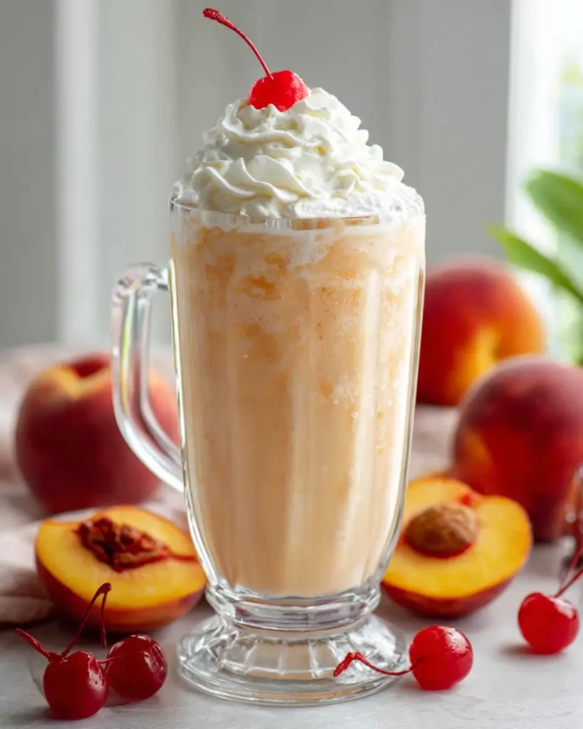 Copycat Chick fil A Peach Shake 1