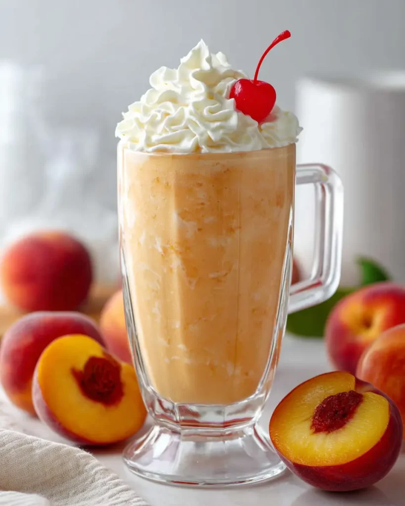 Copycat Chick fil A Peach Shake 2