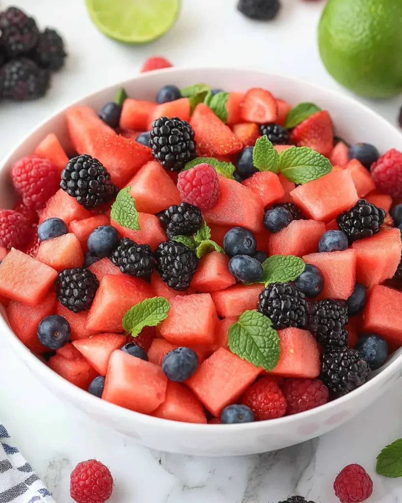 Watermelon Fruit Salad 1