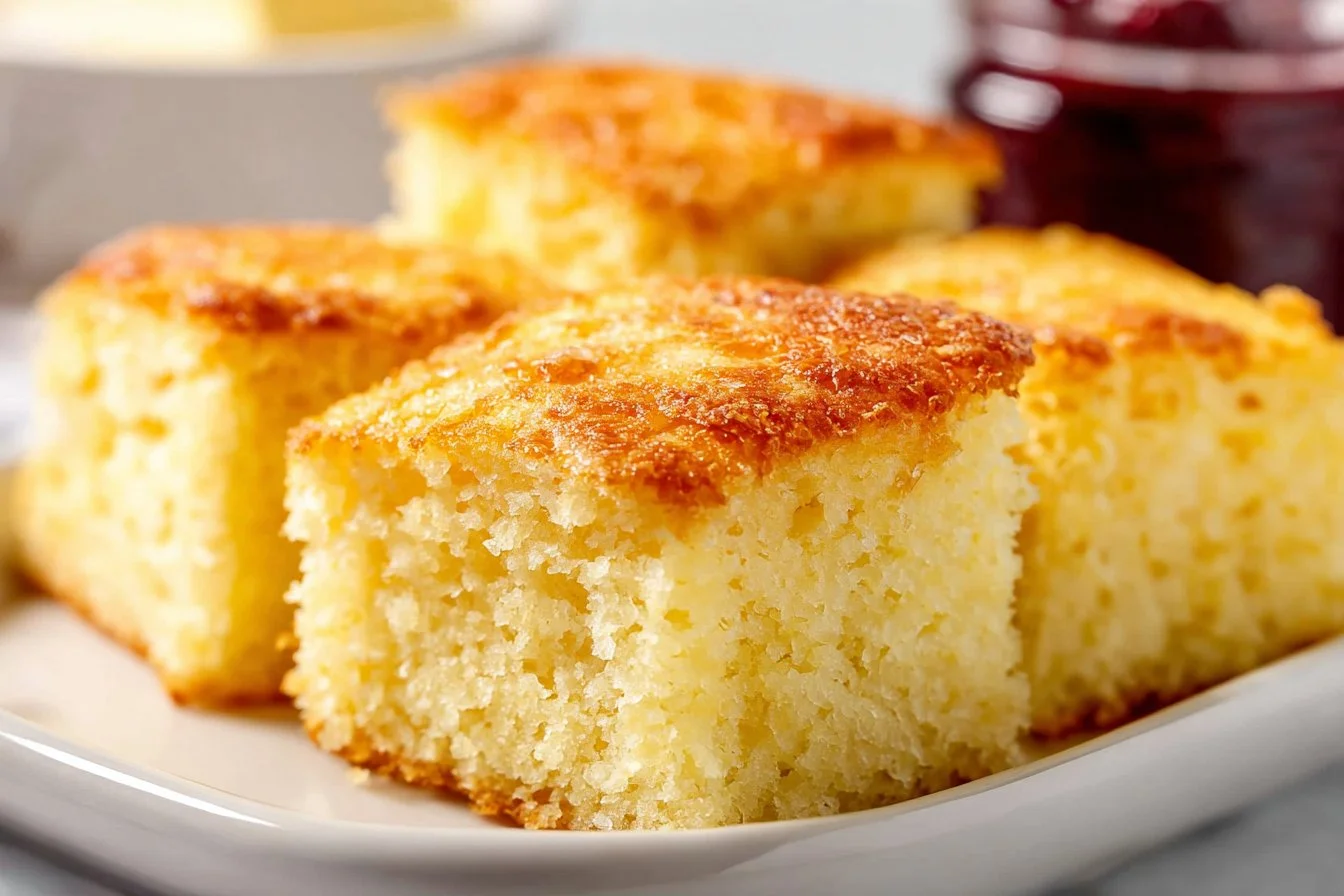 Delicious butter swim biscuits served with melting butter and herbs.