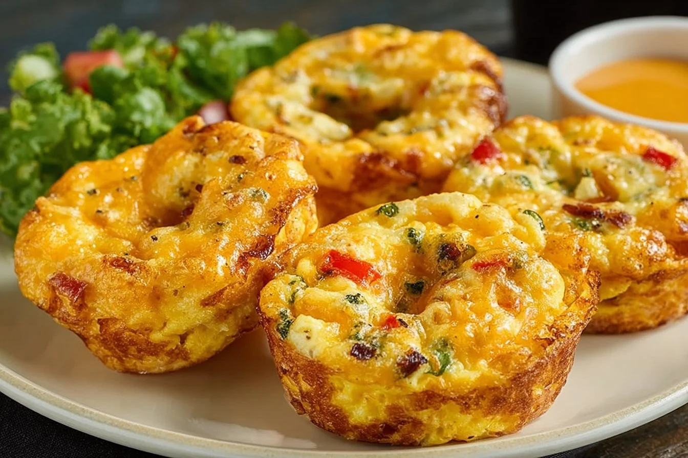 Dunkin's savory Omelet Bites served in a takeout box.