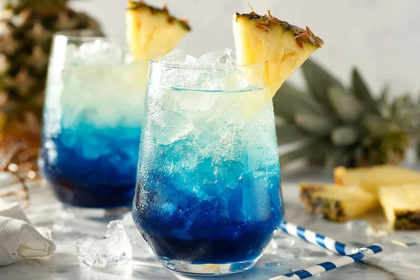 Fruit Tingle cocktail displayed in a vibrant glass with garnishes