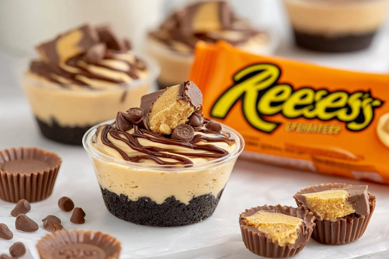 Decadent Chocolate Peanut Butter Dessert Cups ready to enjoy.