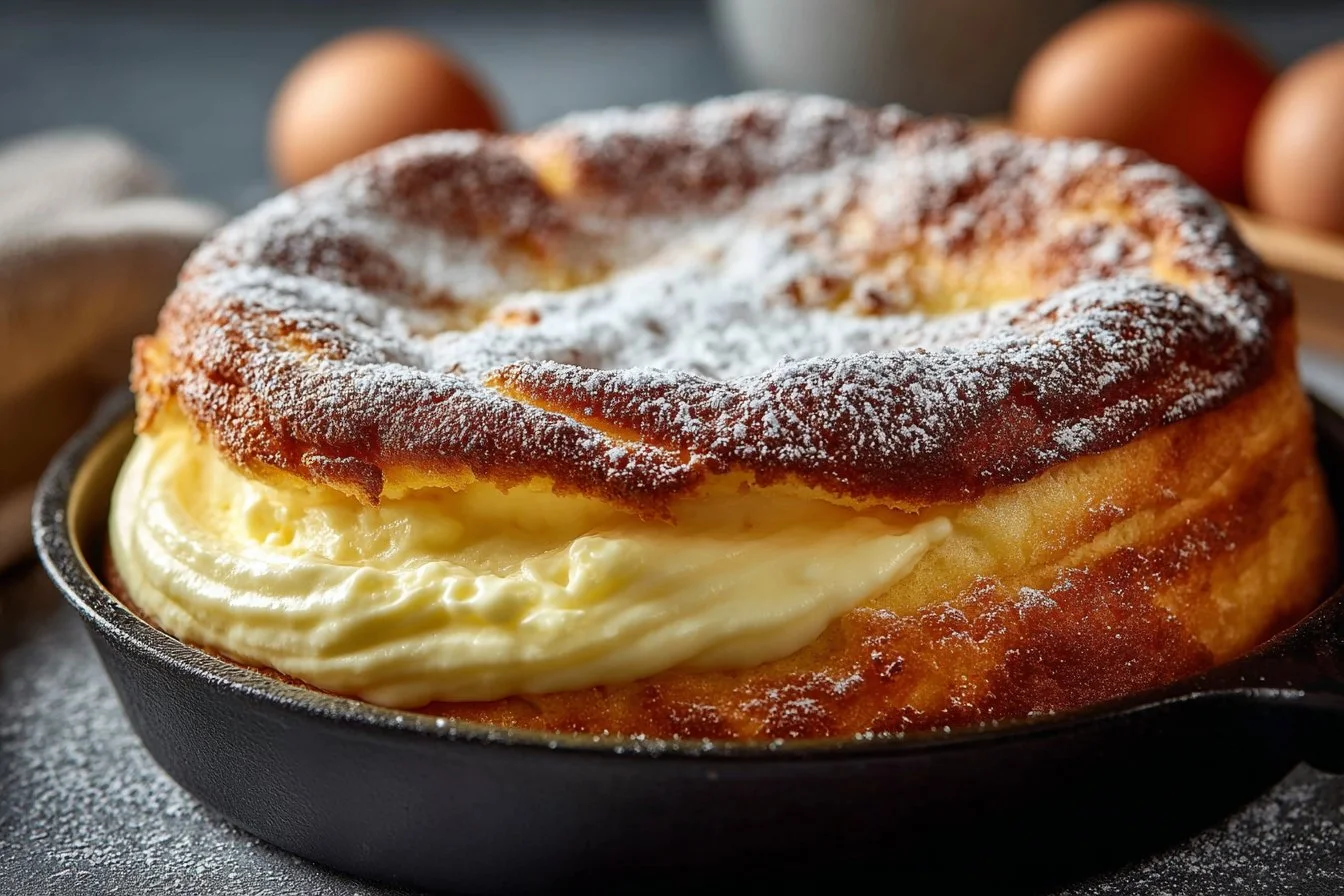 Slice of melt-in-your-mouth cake topped with fresh berries and whipped cream