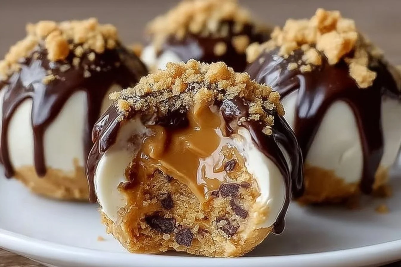No-bake peanut butter cheesecake balls dessert recipe