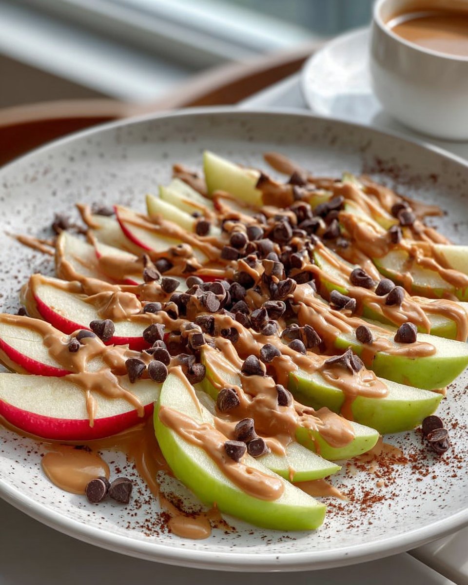 Healthy Apple Nacho Recipe Healthy Apple Nacho Recipe