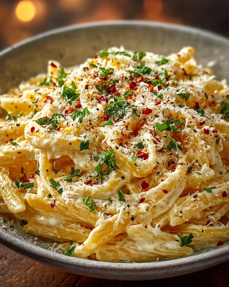 One Pot Creamy Garlic Pasta One Pot Creamy Garlic Pasta