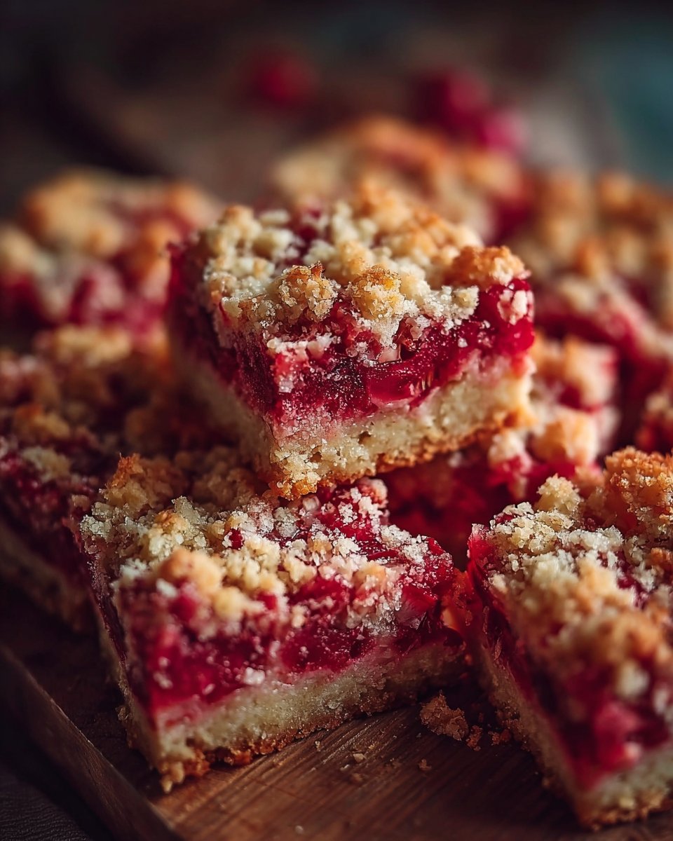 Rhubarb Oat Bars Recipe Rhubarb Oat Bars Recipe: Delicious Rhubarb Crumble in a Bar