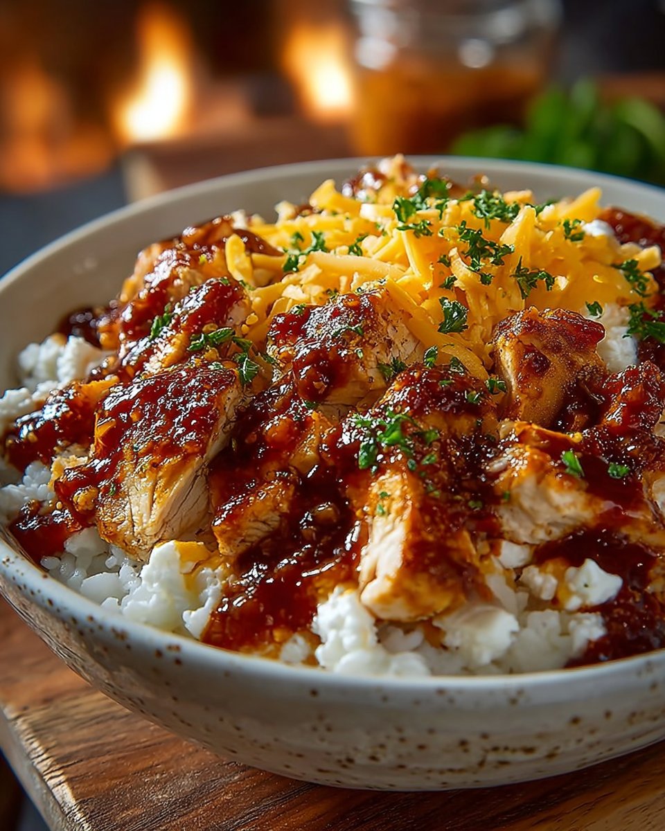 Cottage Cheese BBQ Chicken Bowl Cottage Cheese BBQ Chicken Bowl