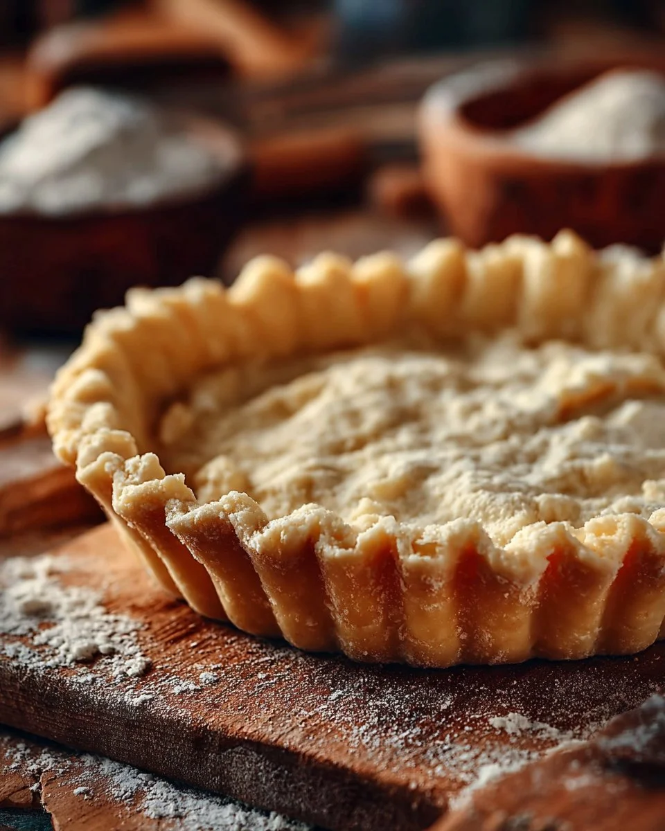 Homemade Pioneer Woman pie dough ready for baking delicious pies.