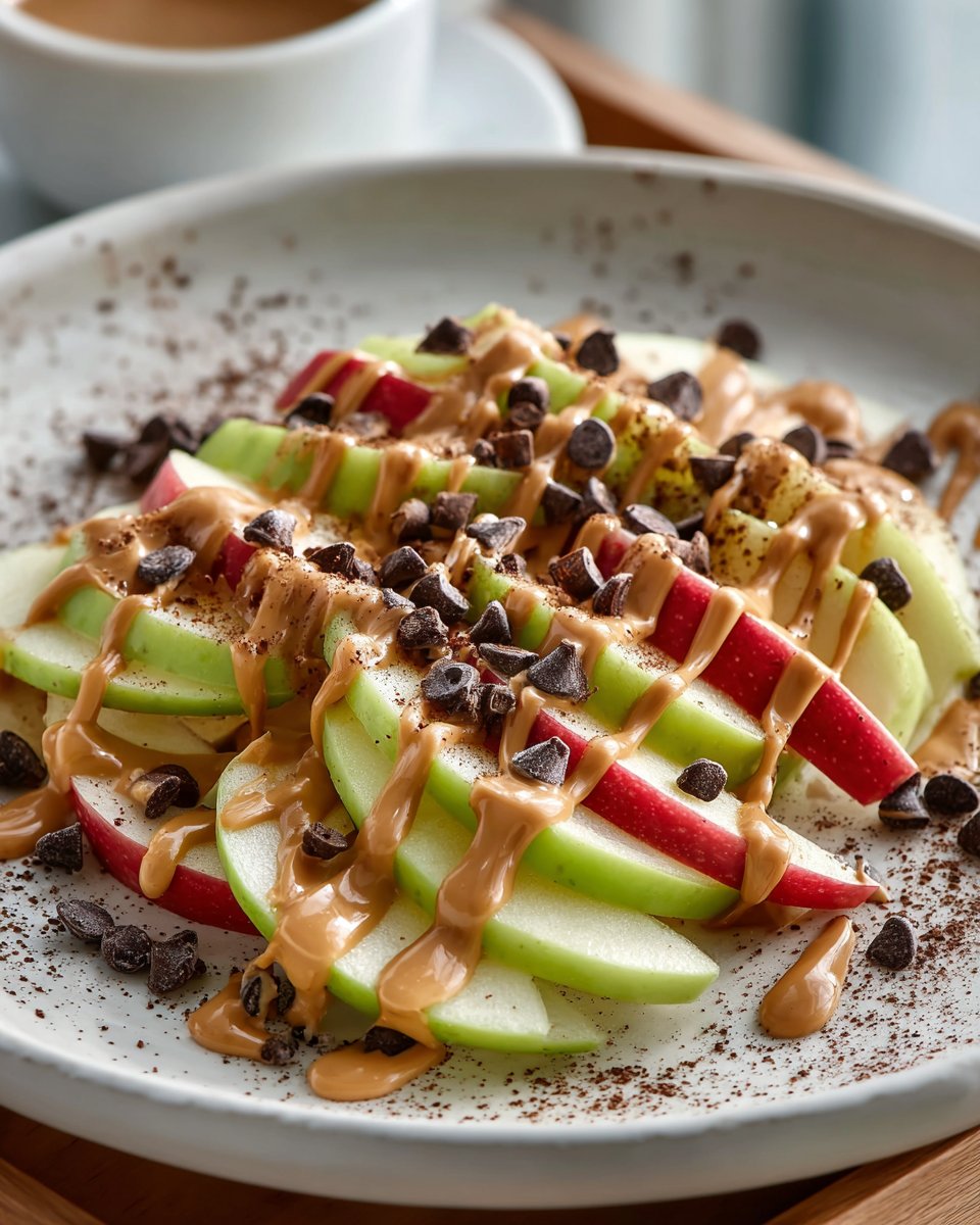 Healthy Apple Nacho Recipe Healthy Apple Nacho Recipe