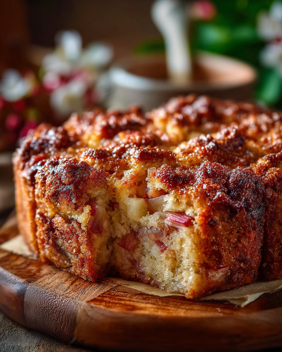 Grandma's Rhubarb Cake Grandma's Rhubarb Cake