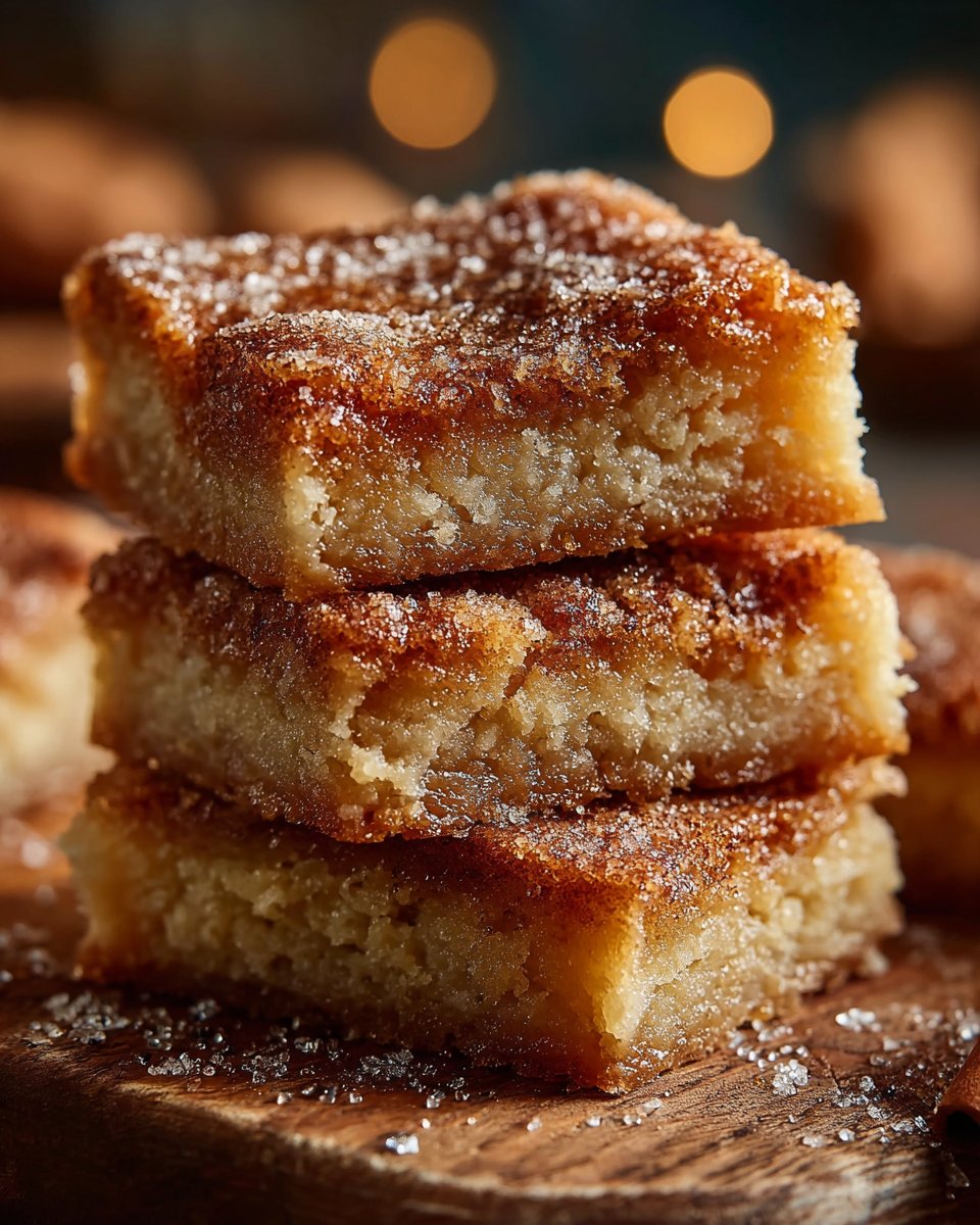 Cinnamon Sugar Blondies Cinnamon Sugar Blondies