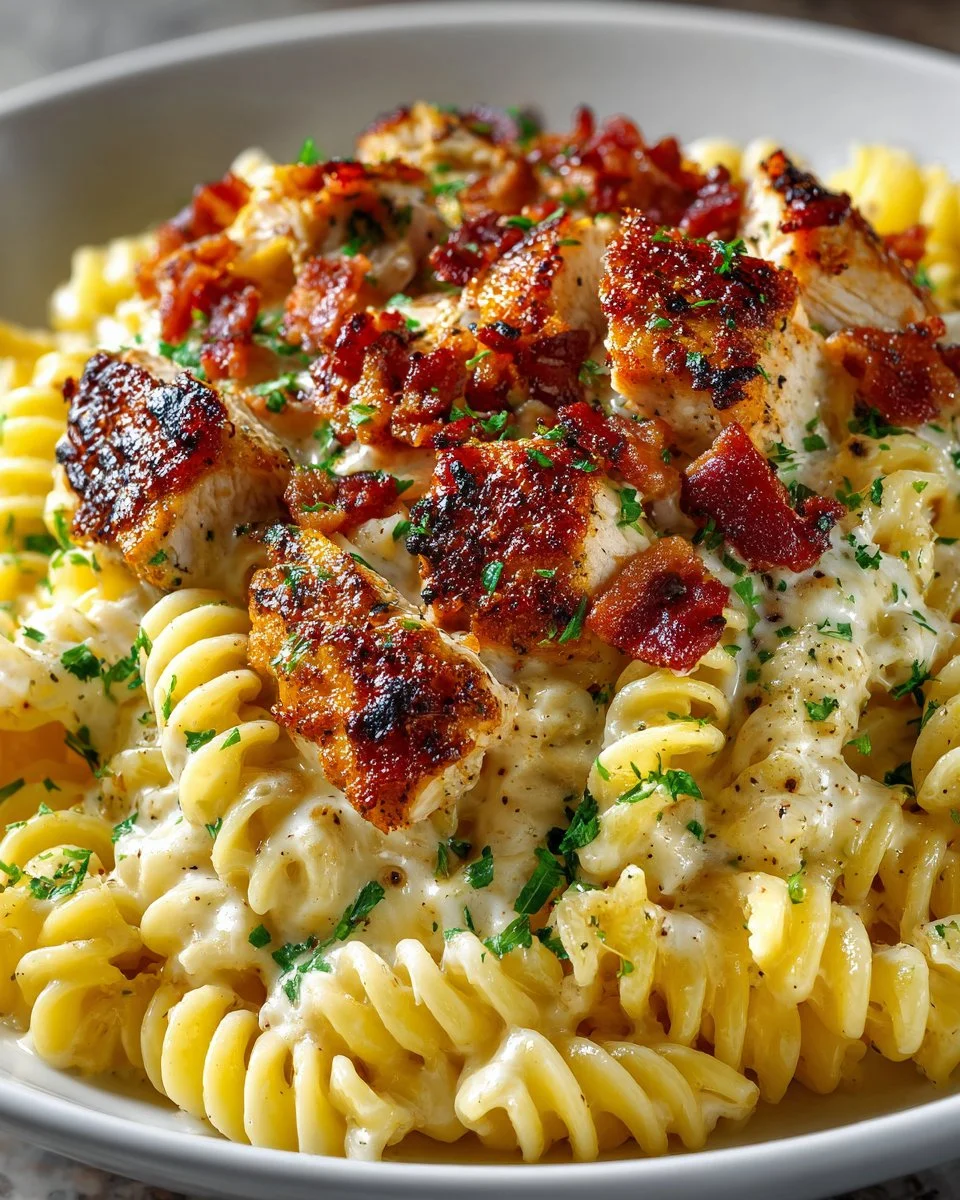 Chicken Bacon Ranch Pasta