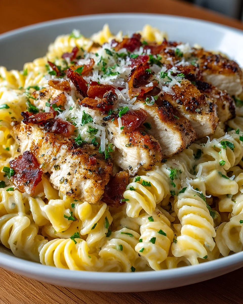 Chicken Bacon Ranch Pasta