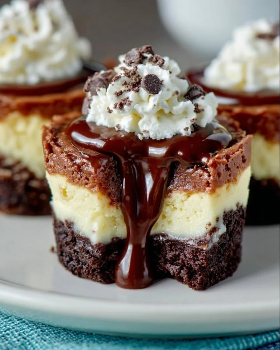 Chocolate Marble Mini Cheesecakes Chocolate Marble Mini Cheesecakes
