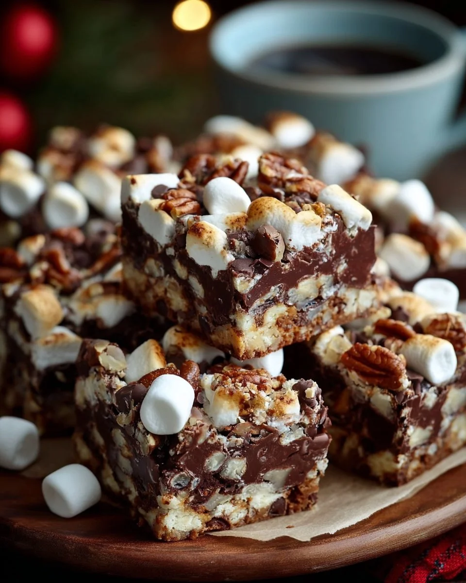 Chocolate Marshmallow Bars Chocolate Marshmallow Bars