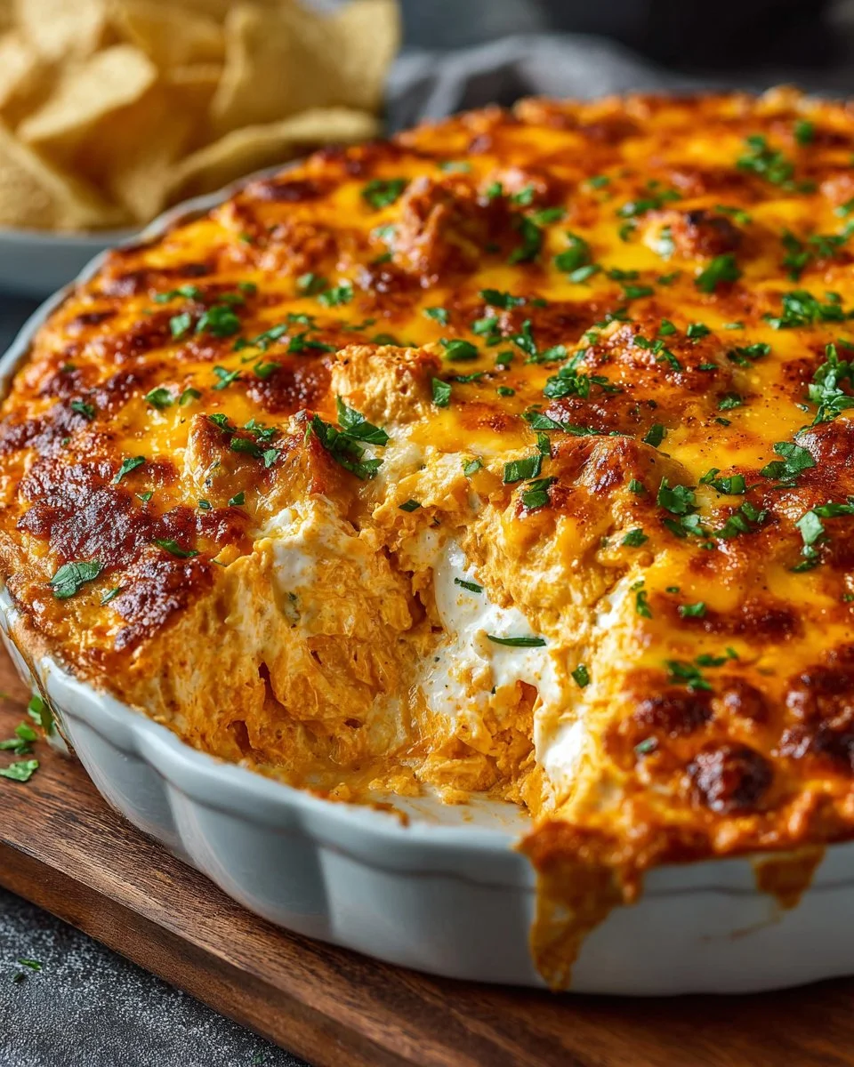 Easy Baked Buffalo Chicken Dip Easy Baked Buffalo Chicken Dip