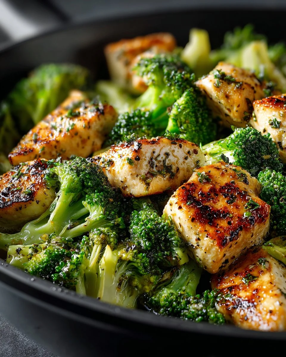 Garlic Butter Chicken & Broccoli Garlic Butter Chicken & Broccoli