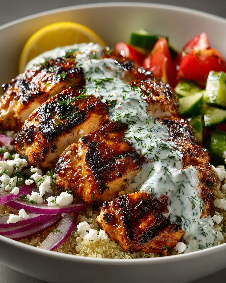 Greek Chicken Bowls
