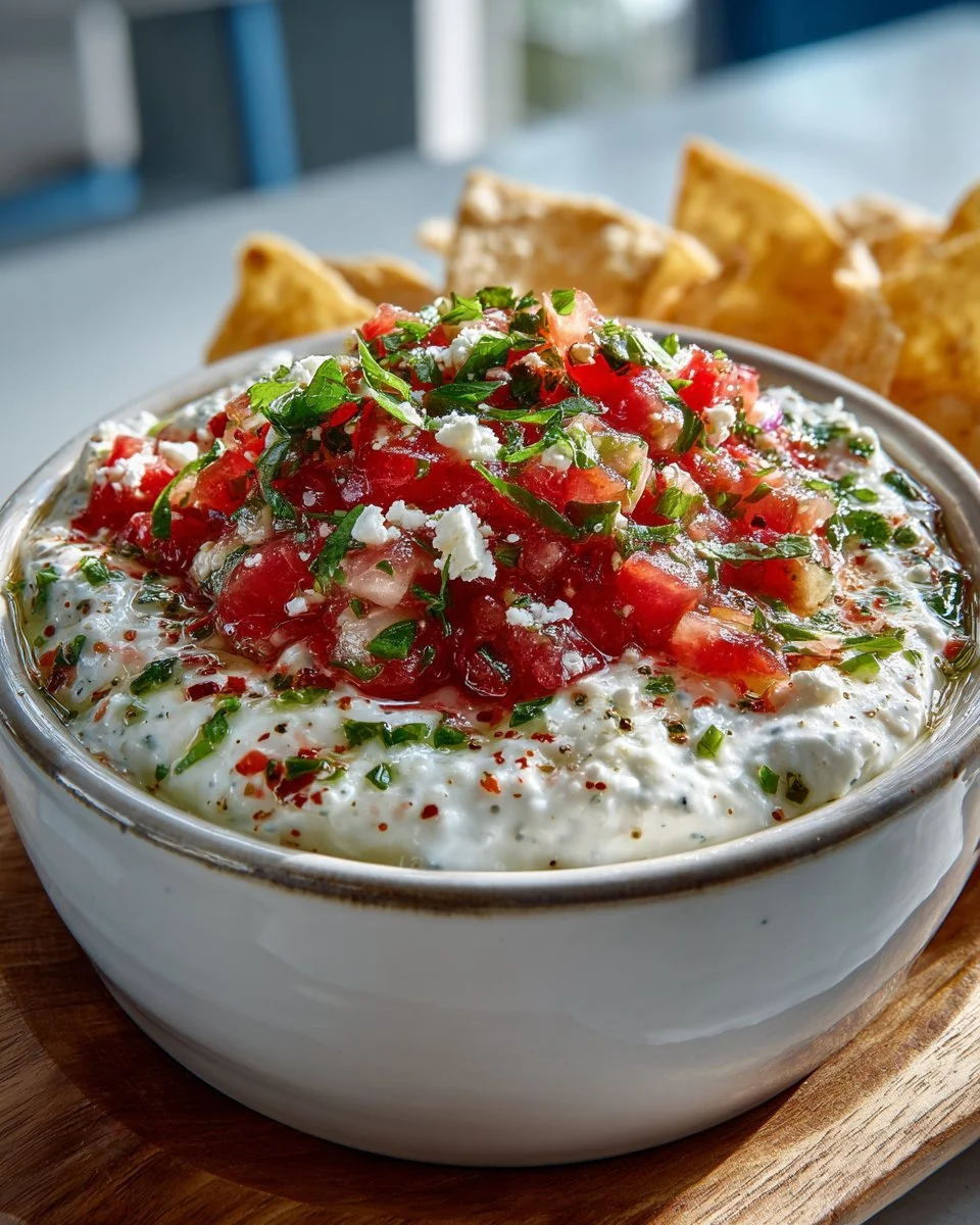 Greek Yogurt Salsa Dip