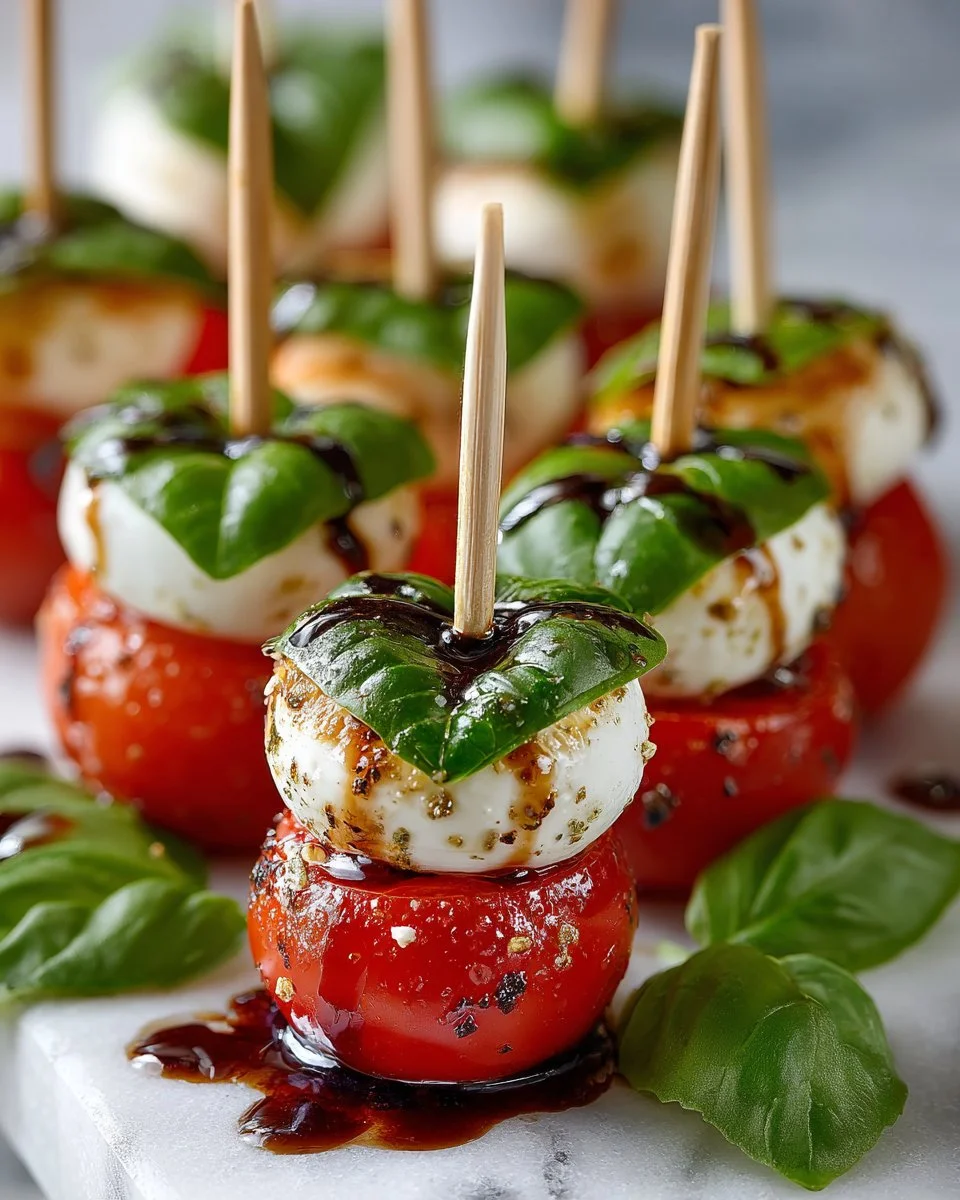 Heart Caprese Skewers Heart Caprese Skewers